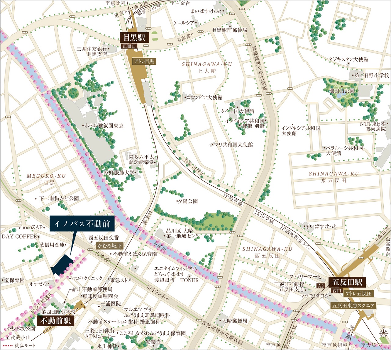 現地案内図