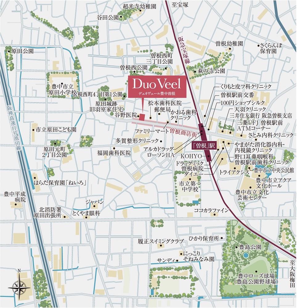 現地案内図