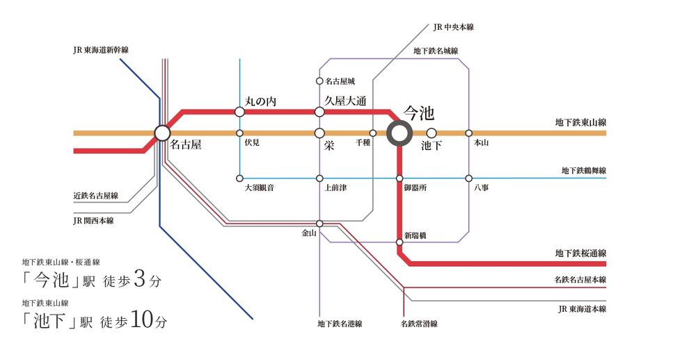 駅近徒歩3分＋2路線活用可能。