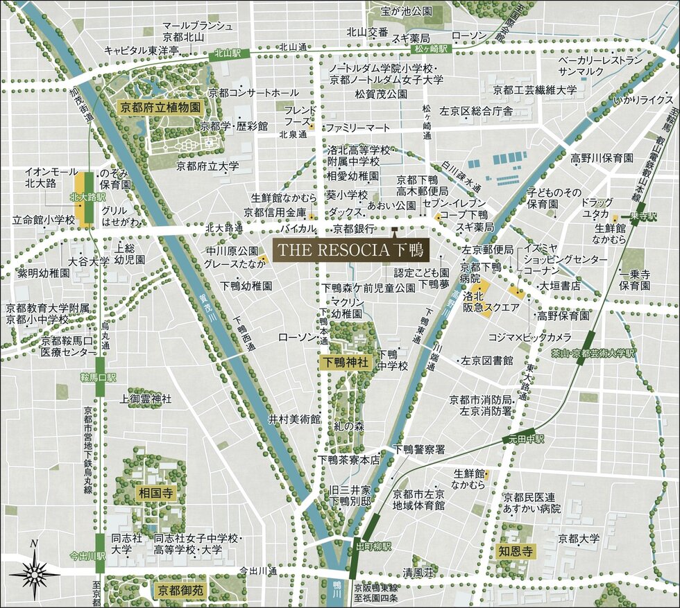 現地案内図