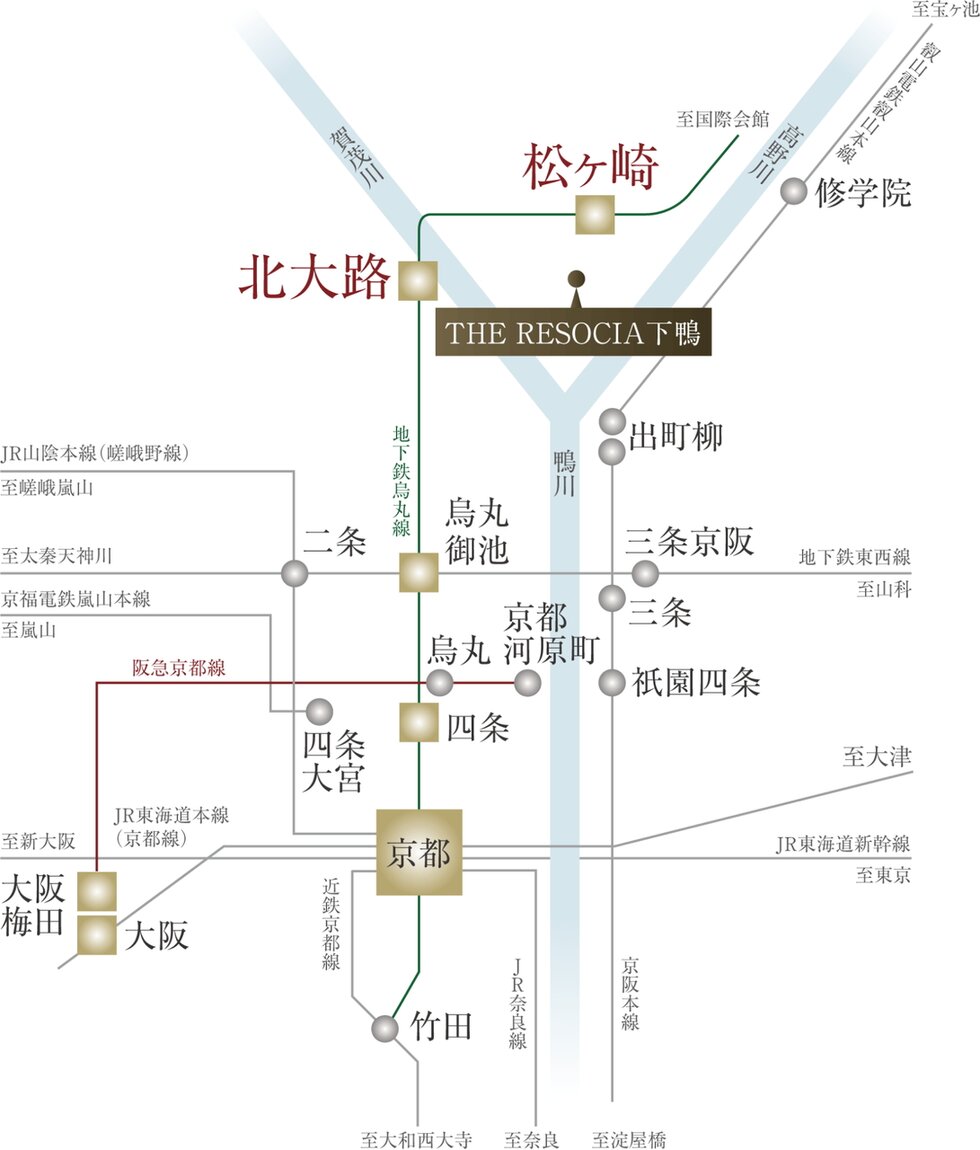 交通アクセス図