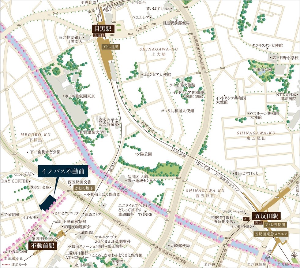 現地案内図
