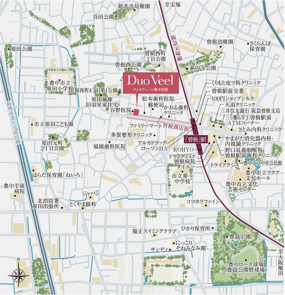 現地案内図