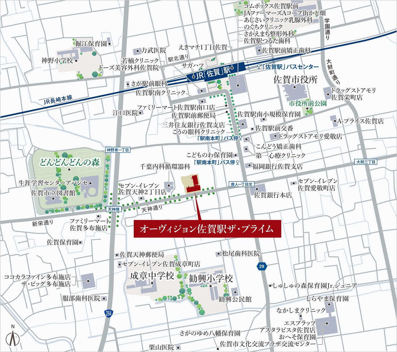 現地案内図