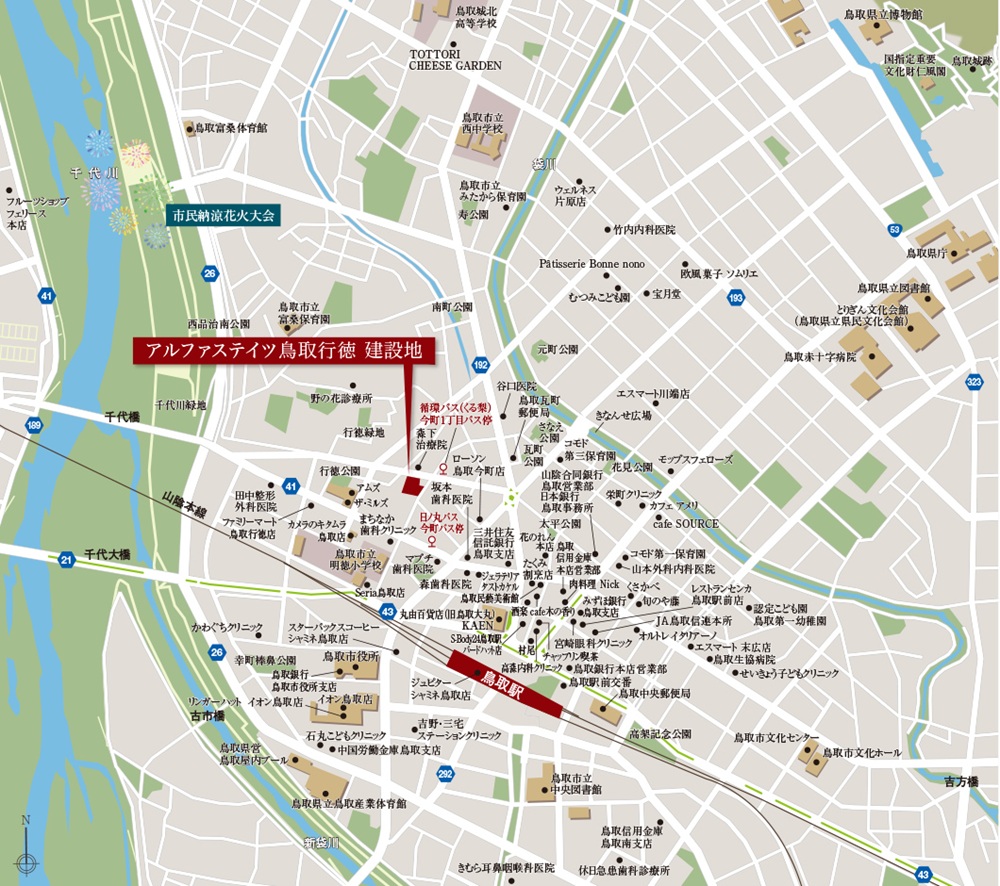 建設予定地案内図