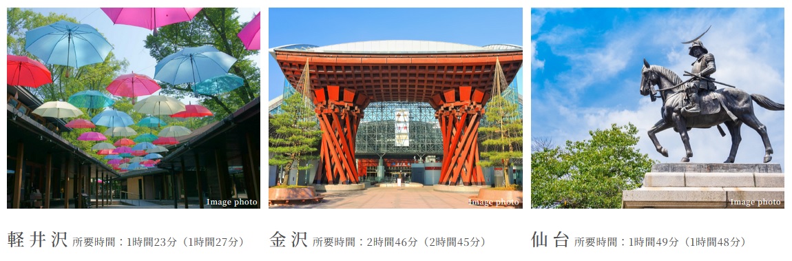 直通で25分の「大宮」駅から新幹線の利用もスムーズ。