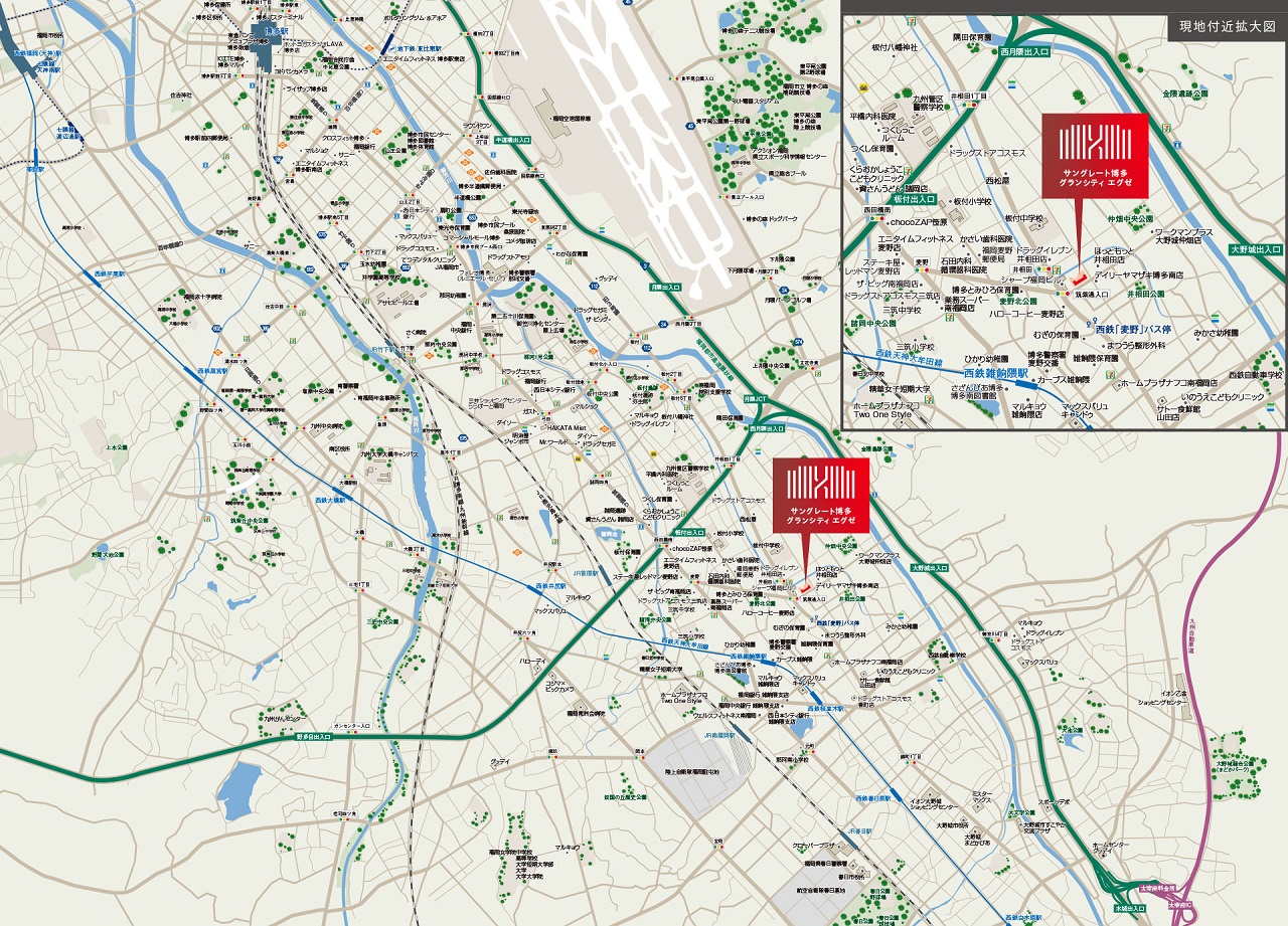 現地案内図
