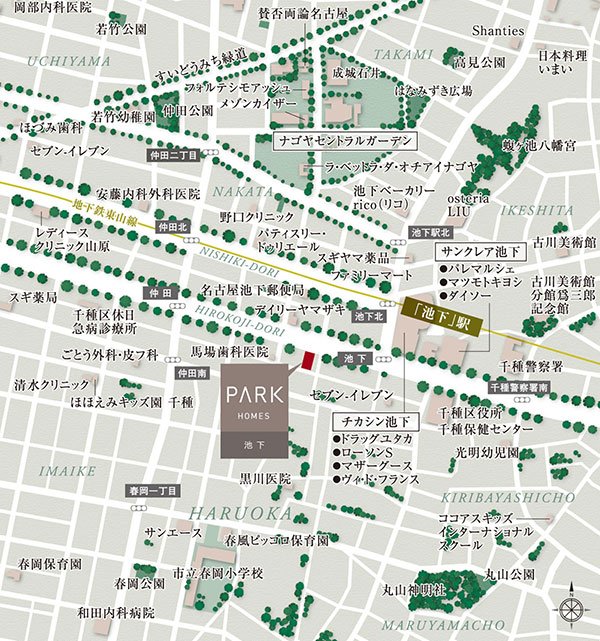 現地案内図