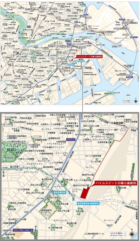 現地案内図