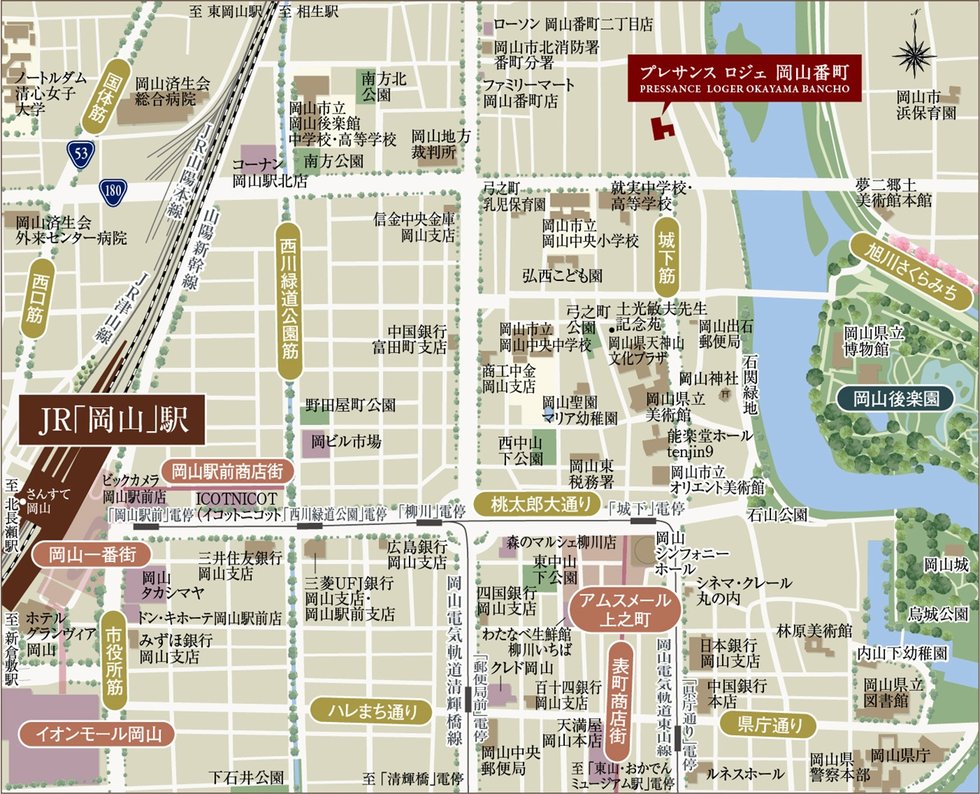 現地案内図
