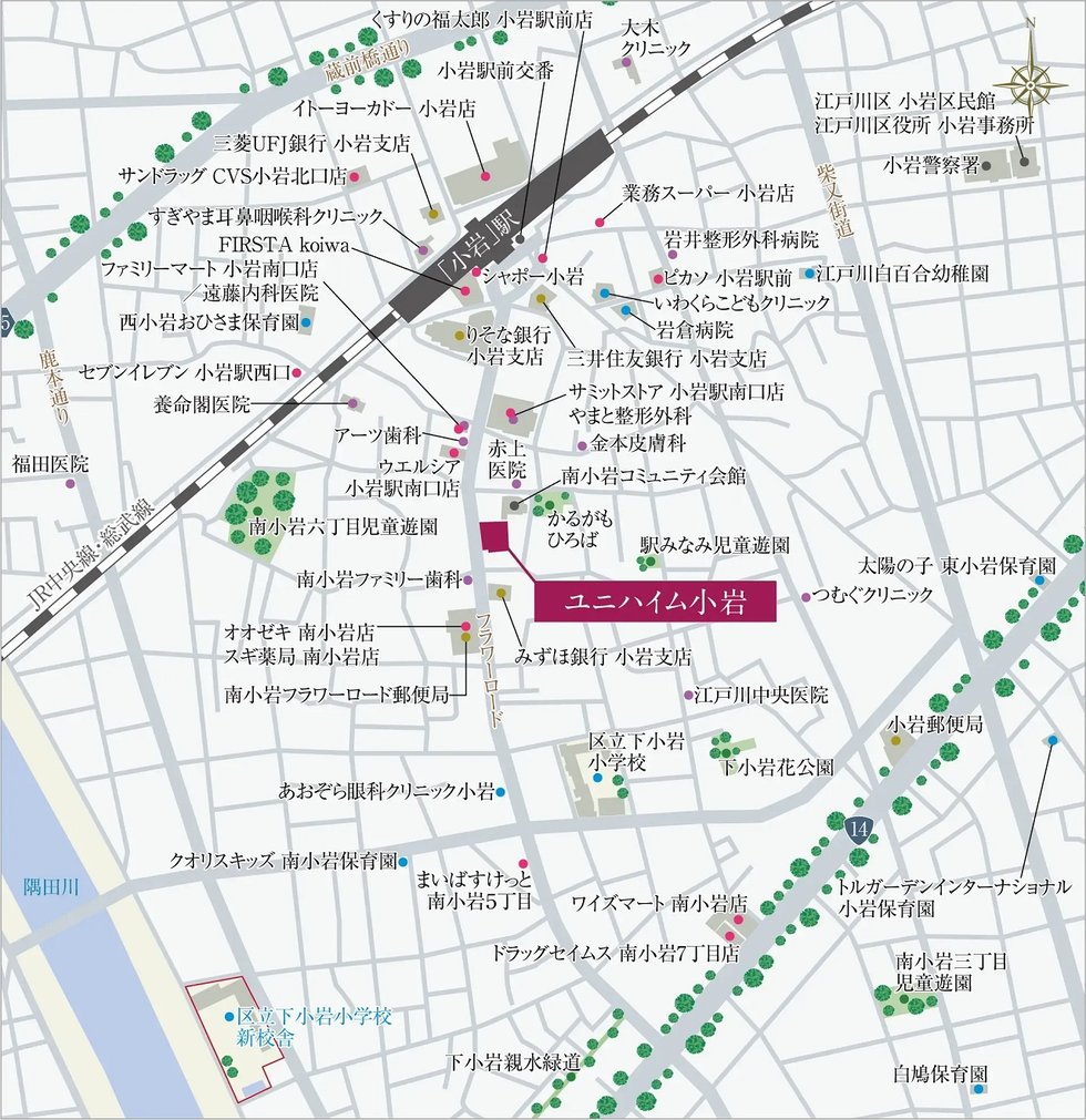 現地案内図