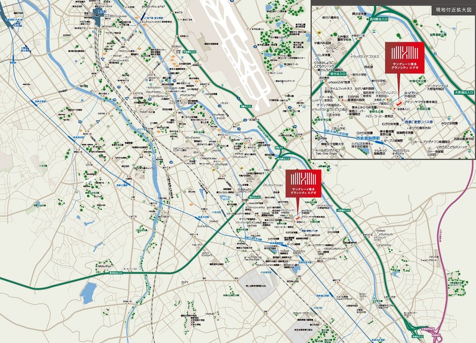 現地案内図