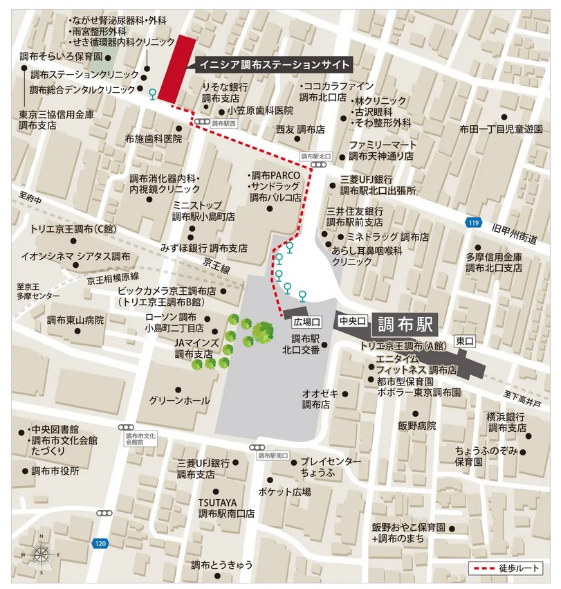 現地案内図