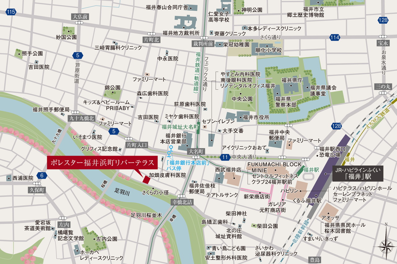 現地案内図