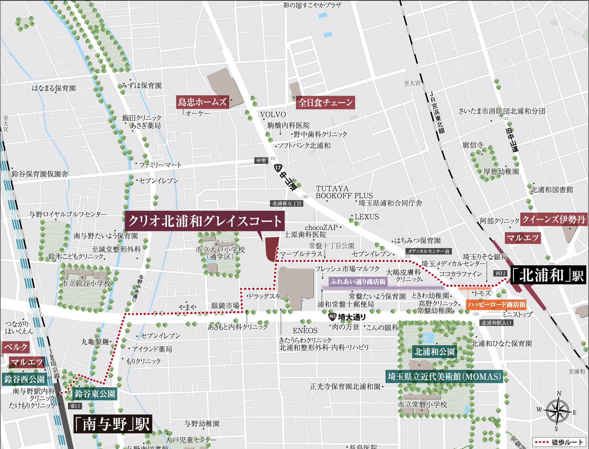 現地案内図