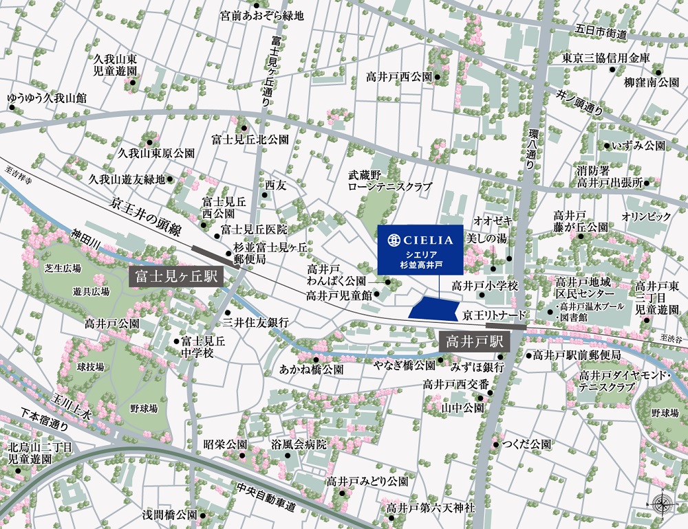 現地案内図