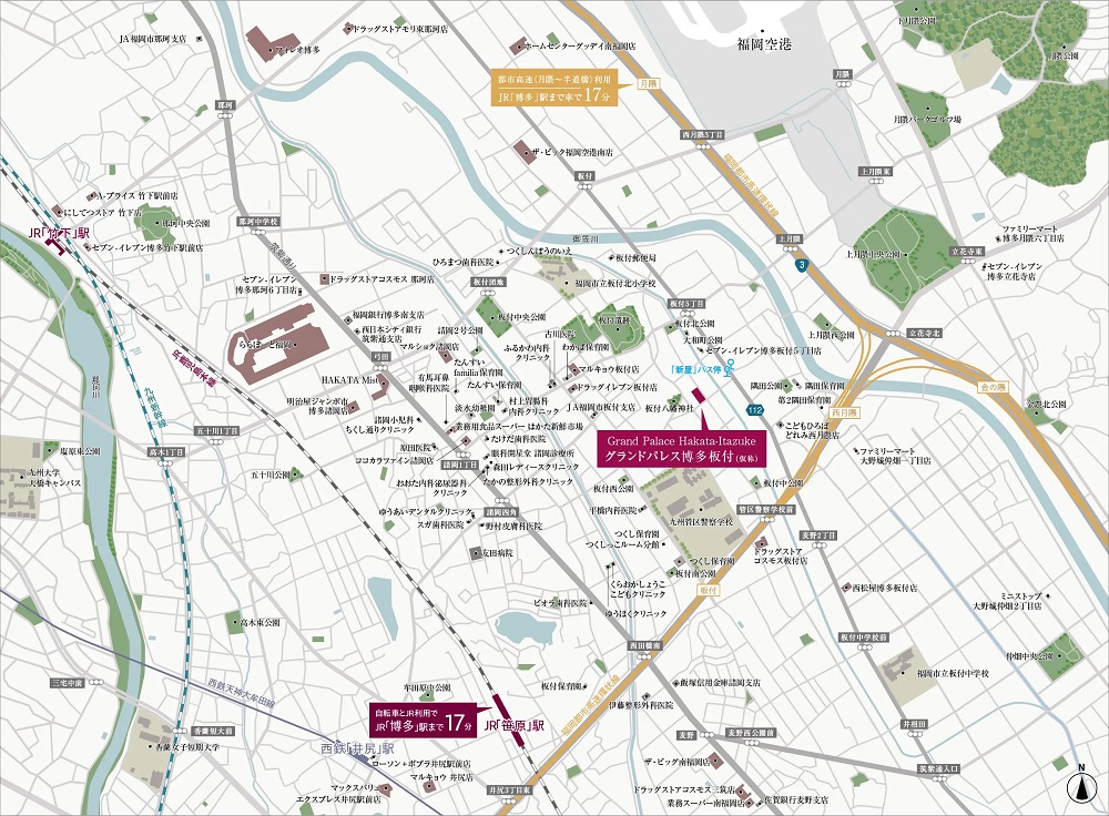 現地案内図