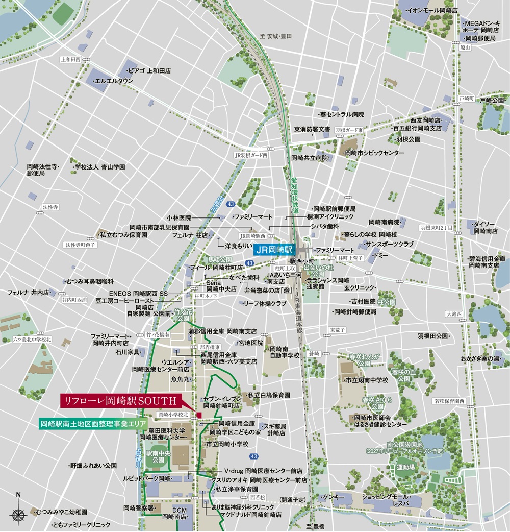 現地案内図