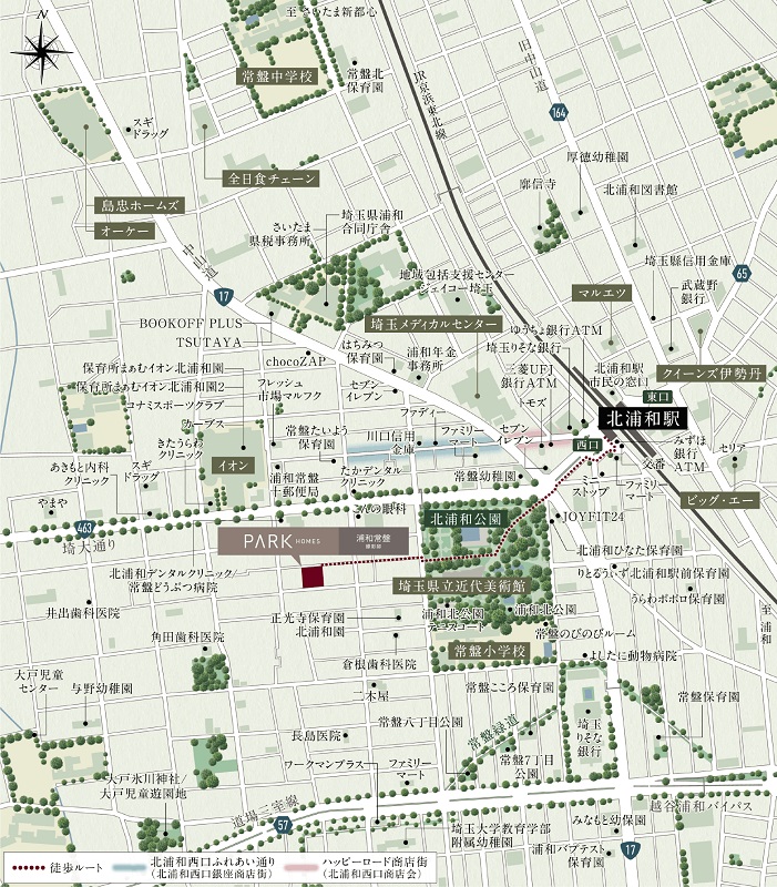 現地案内図