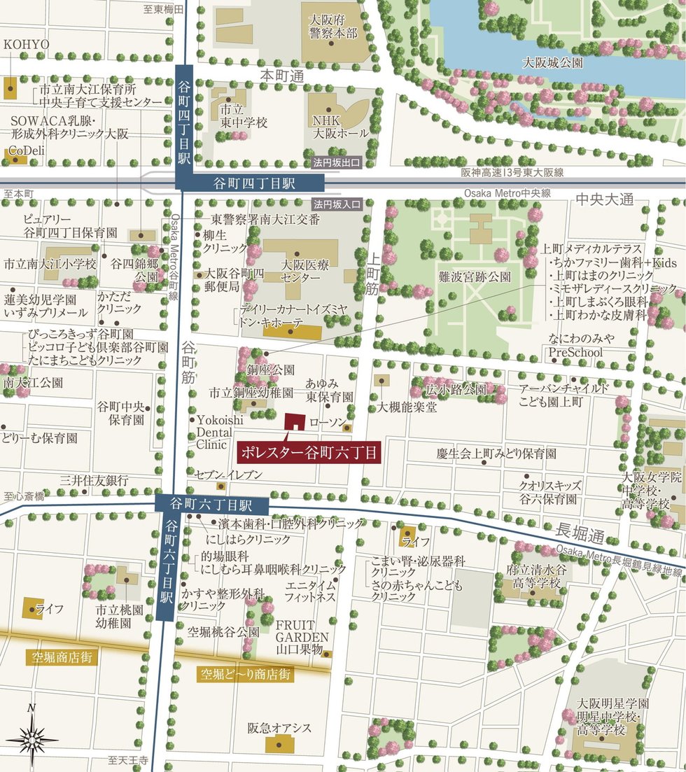 現地案内図
