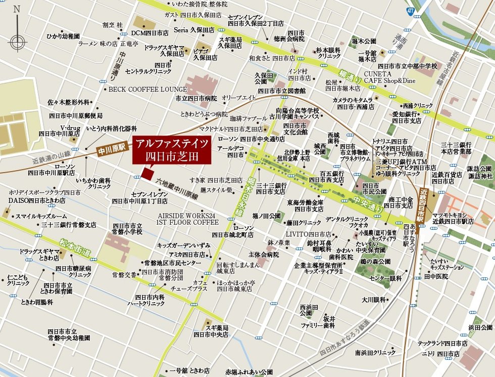 建設予定地案内図