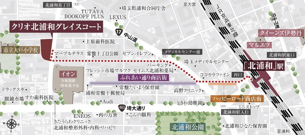 現地案内図