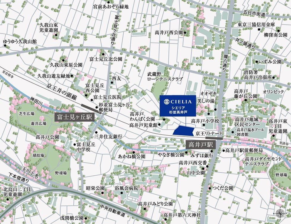 現地案内図