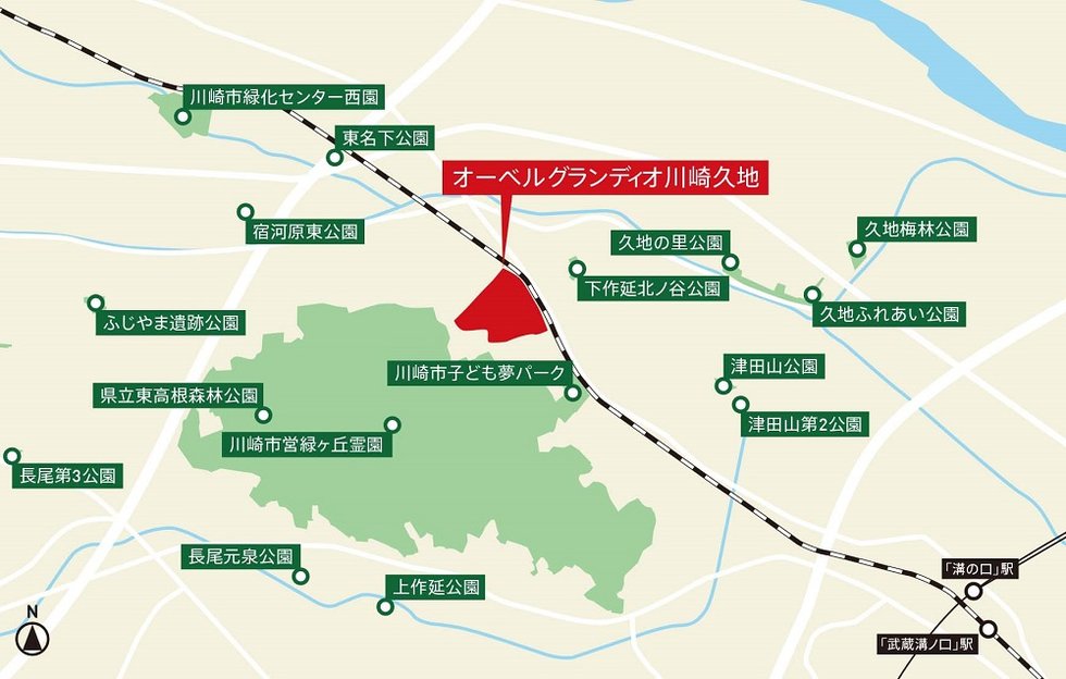 現地案内図