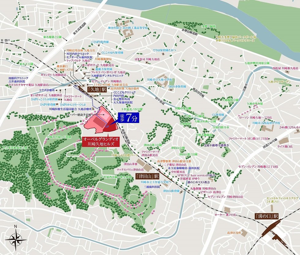 現地案内図