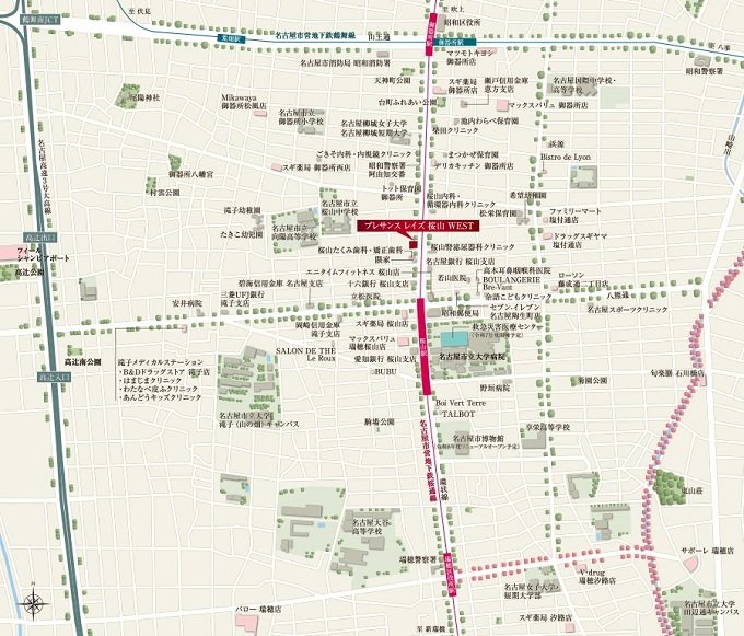 プレサンス レイズ 桜山WEST・プレサンス レイズ 桜山EAST
