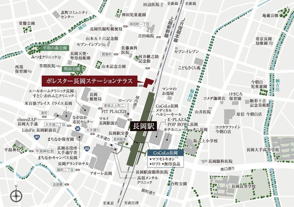 現地案内図