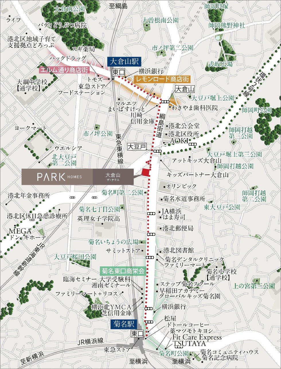 現地案内図