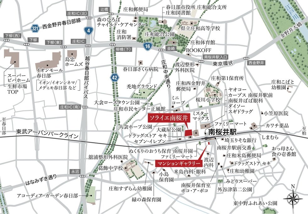 現地案内図