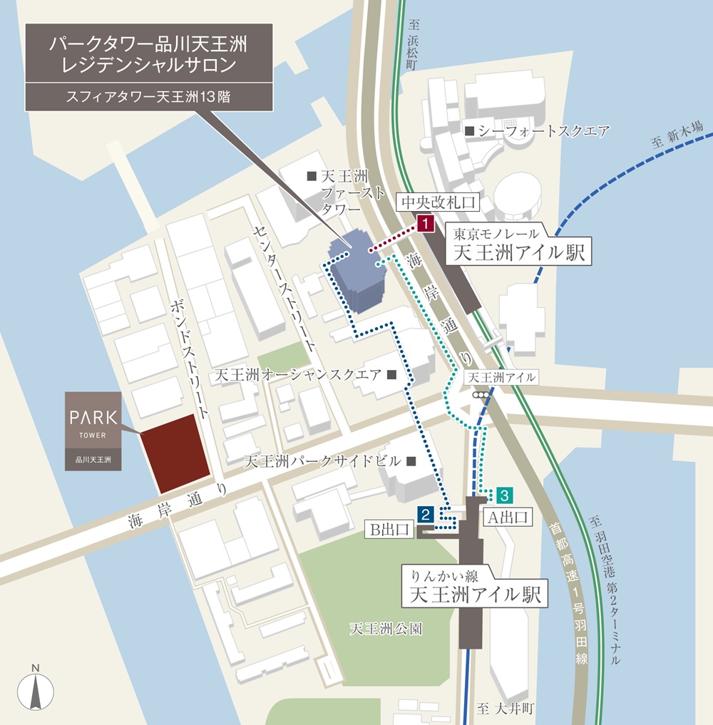 サロン案内図