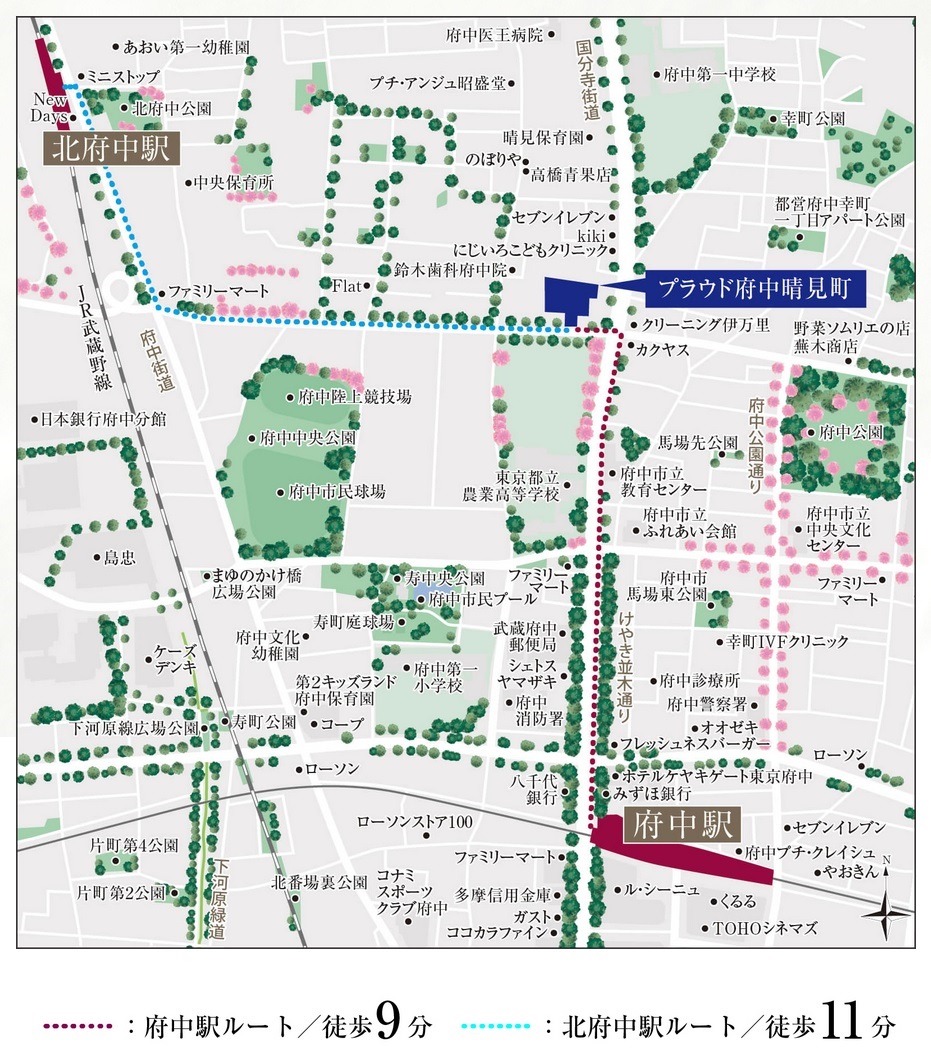 現地案内図