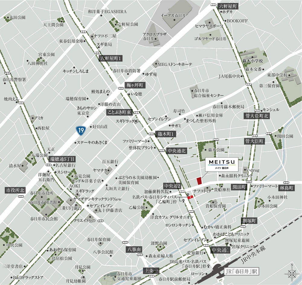 現地案内図
