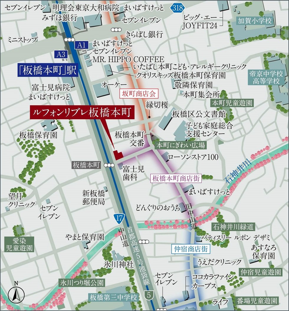 現地案内図