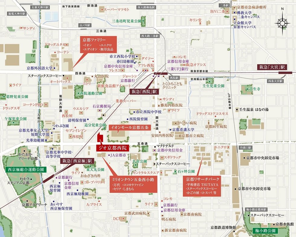 現地案内図