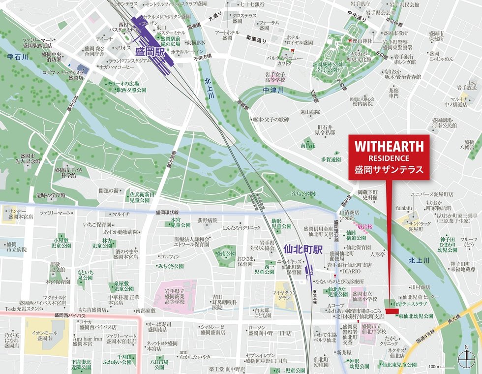 現地案内図