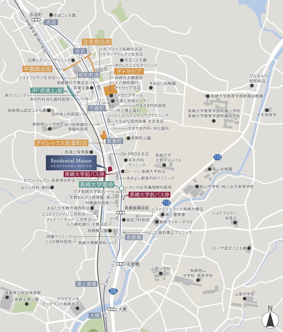 現地案内図