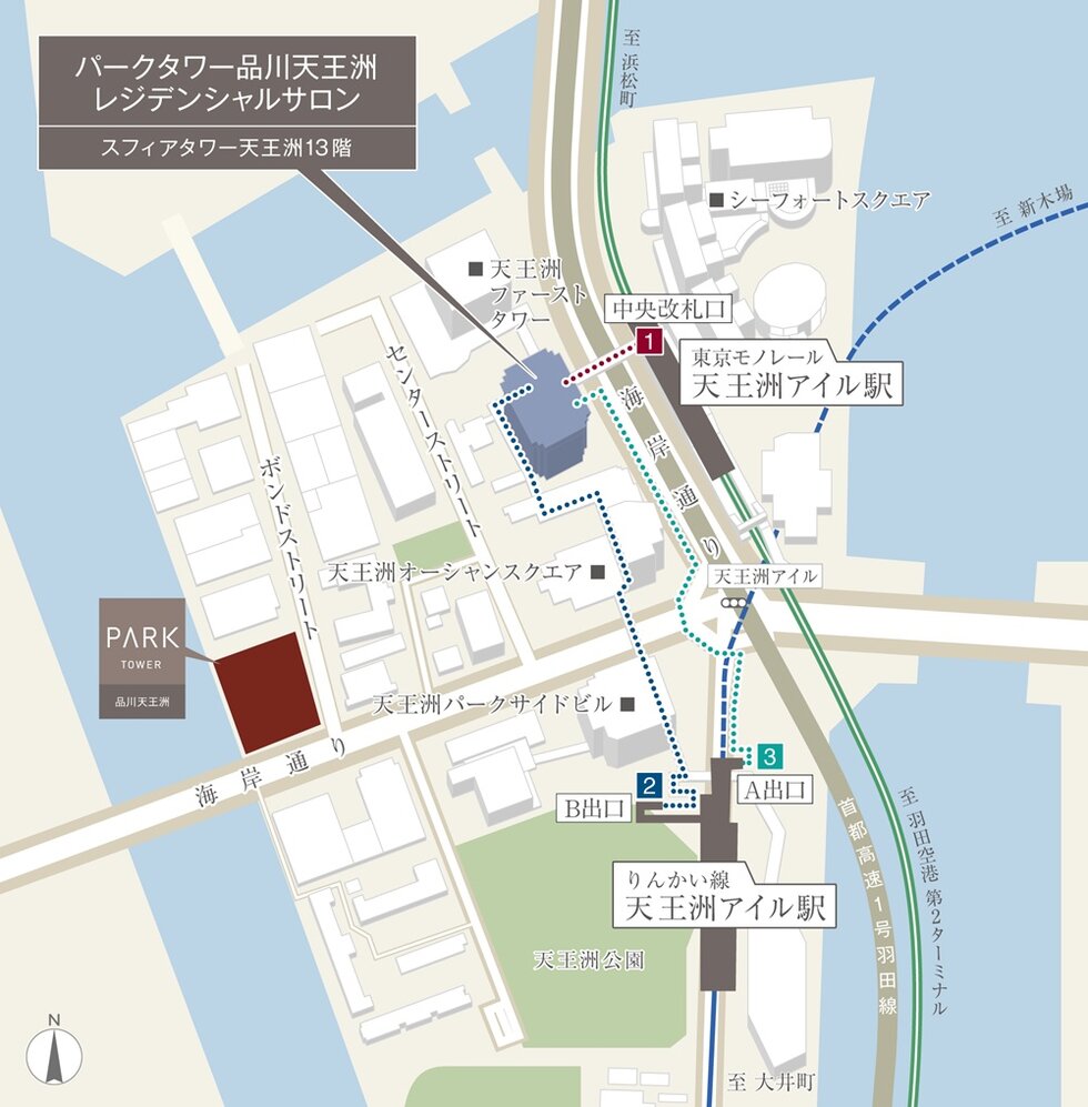 サロン案内図
