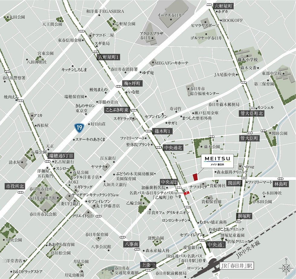 現地案内図