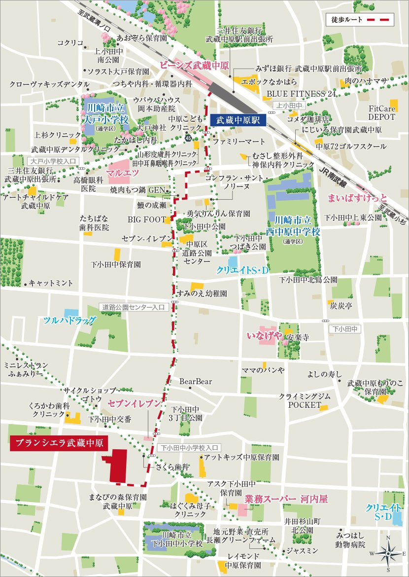 現地案内図
