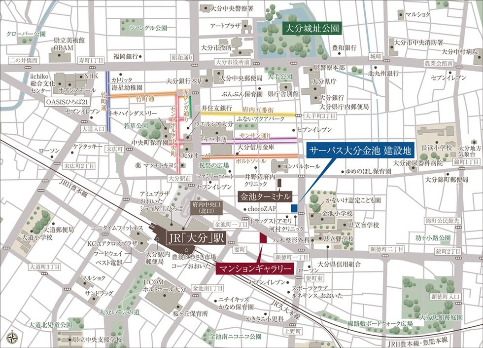 建設地ご案内図