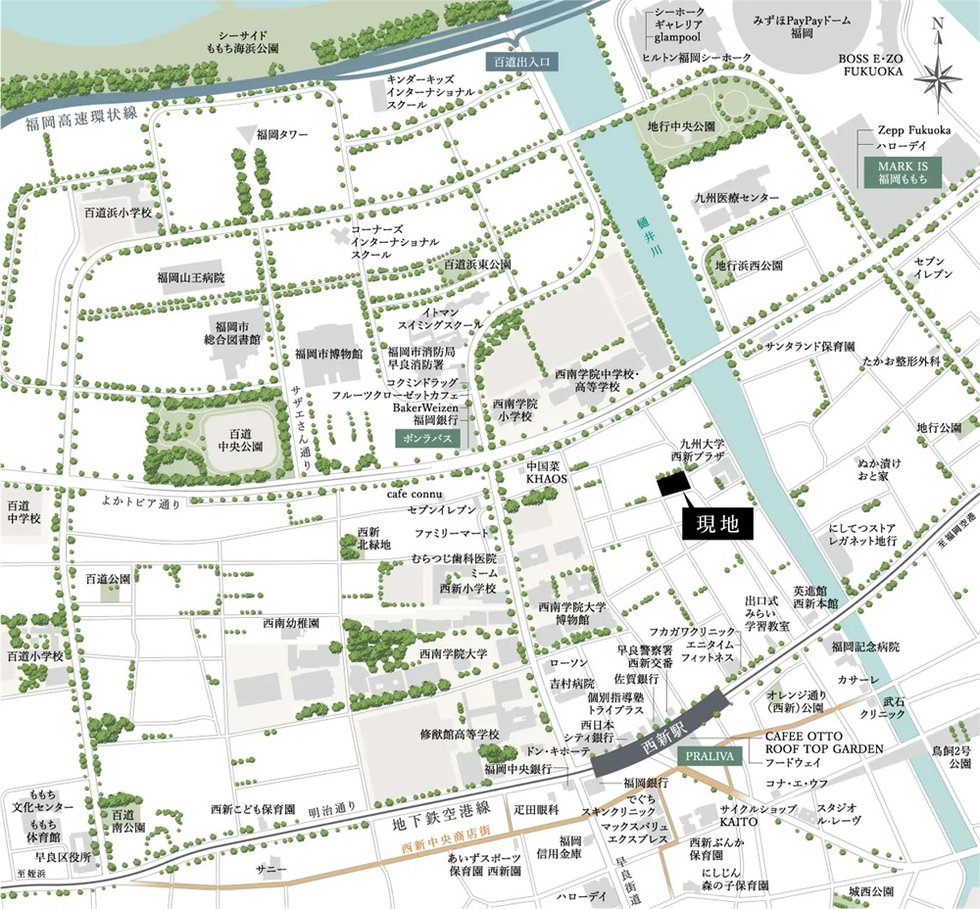 現地案内図