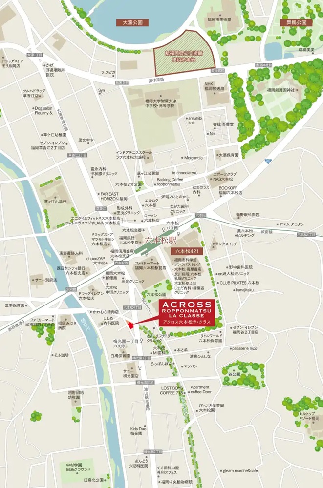 現地案内図