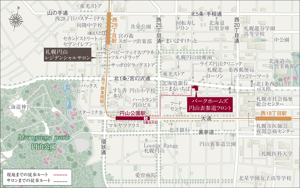 現地案内図