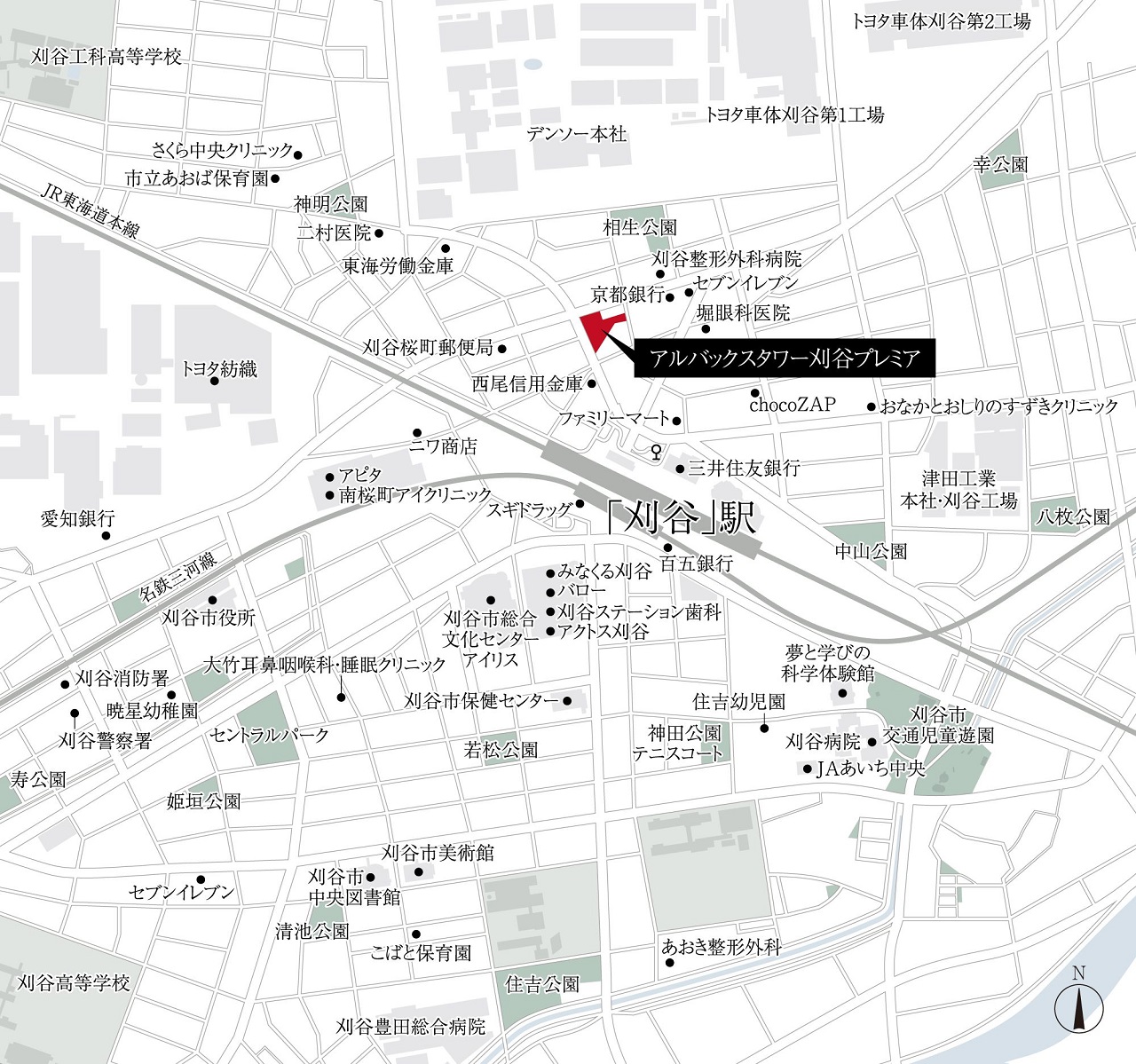 現地案内図