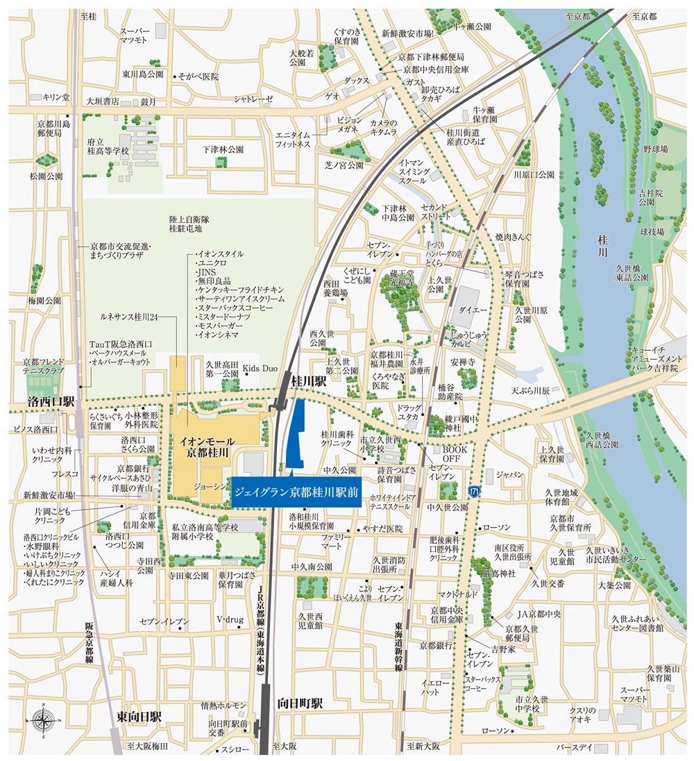 現地案内図