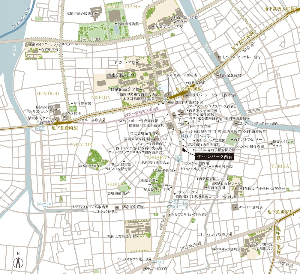 現地案内図